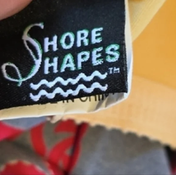 Shore Shapes Size 16 Floral Black/Red/Gold Tankini Swimsuit Top - Picture 9 of 10